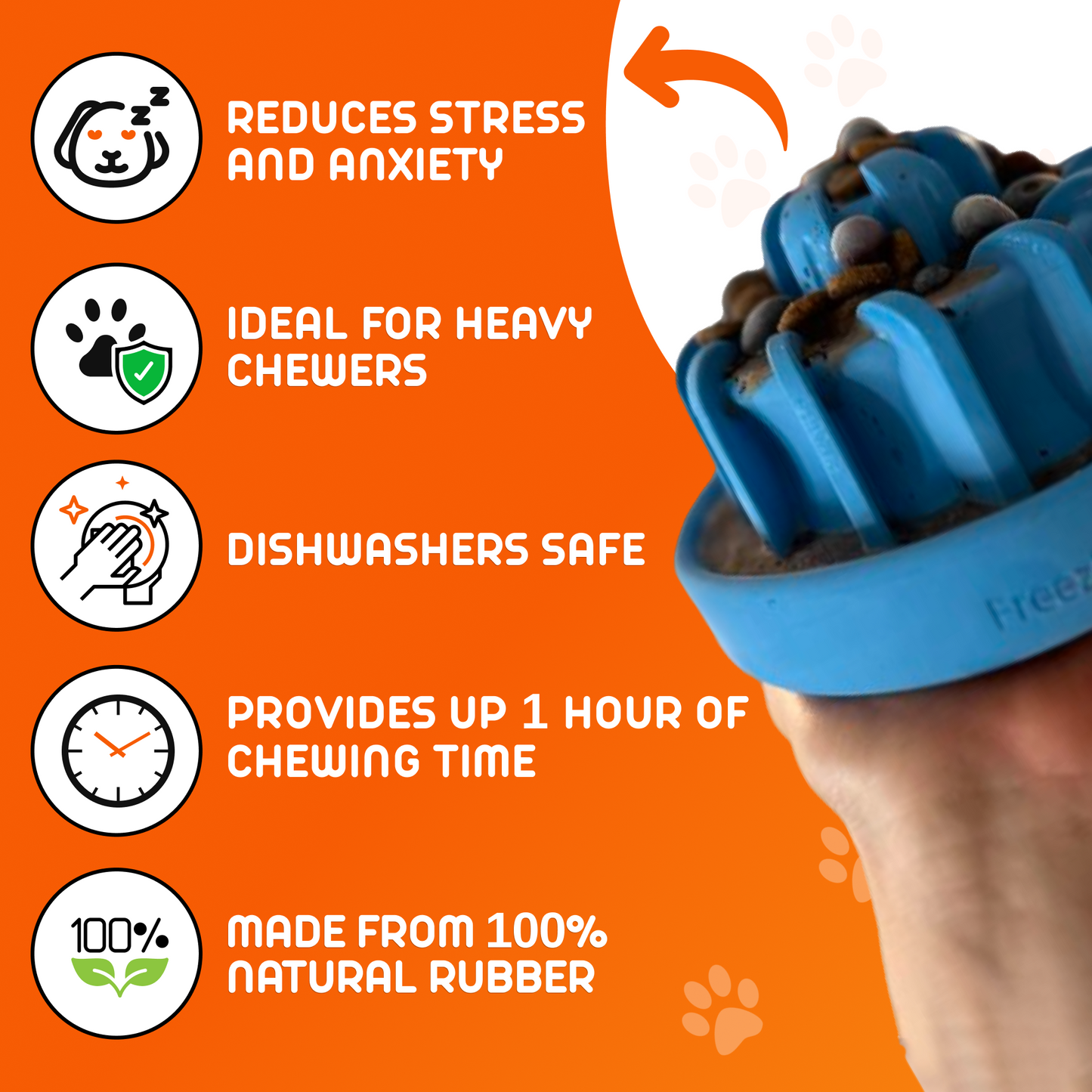 FreezLava Heavy-Duty Enrichment Chew - Rocky's Famous Treats