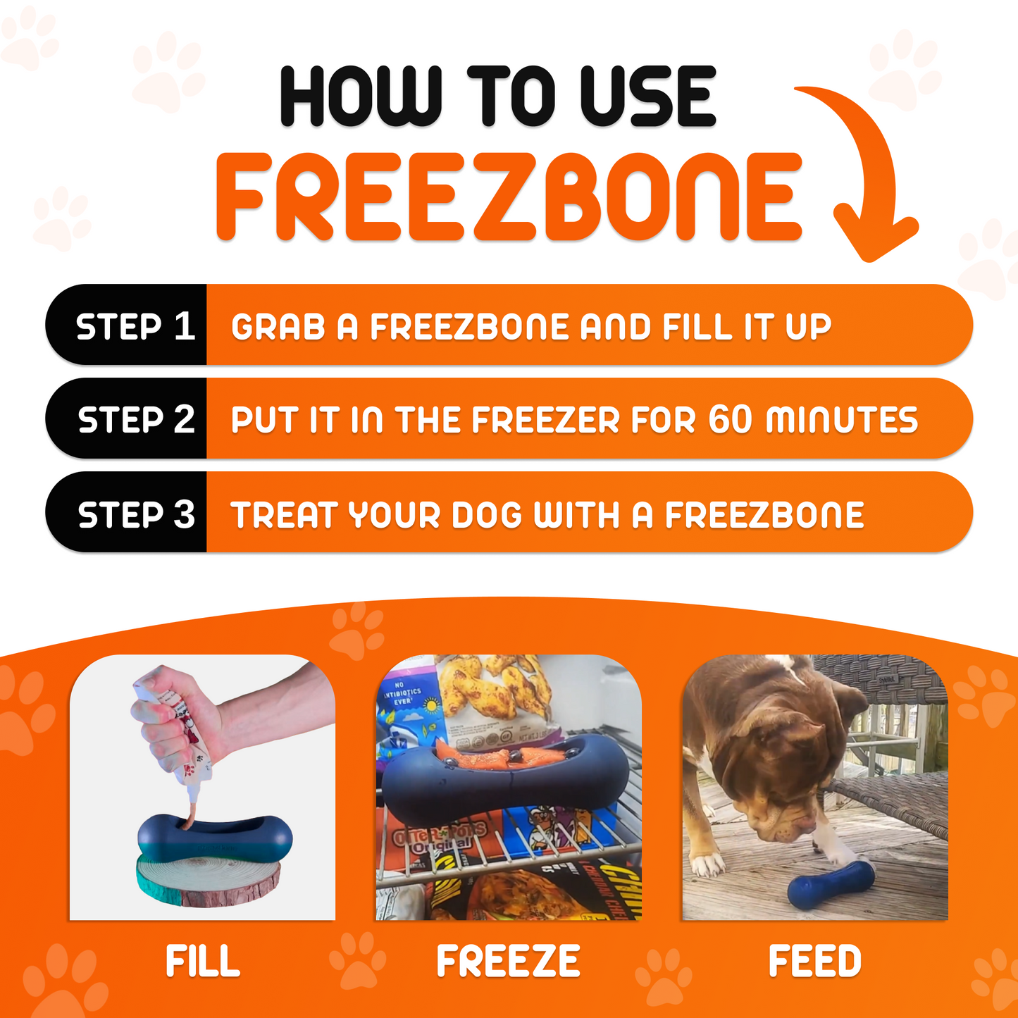 Freezstick - Indestructible Enrichment Chew - Rocky's Famous Treats