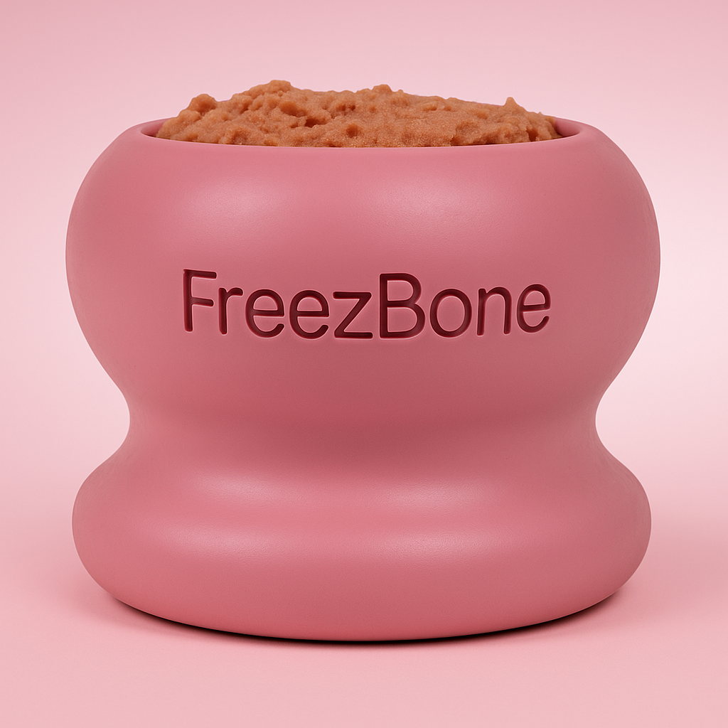 Freezball - Durable Fillable Dog Chew Bone - Rocky's Famous Treats