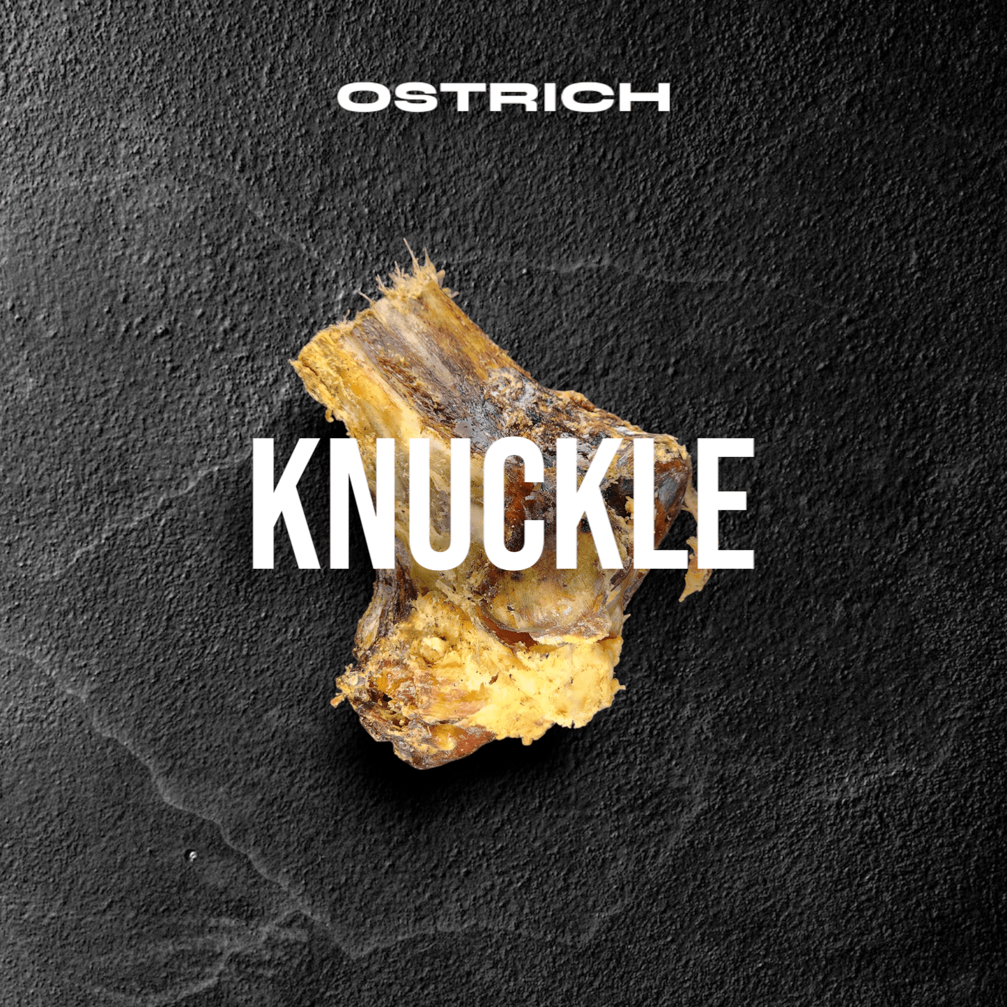 Large Ostrich Knuckle (5.5" x 5"): The Ultimate Chew for Moderate & Power Chewers - Rocky's Famous Treats