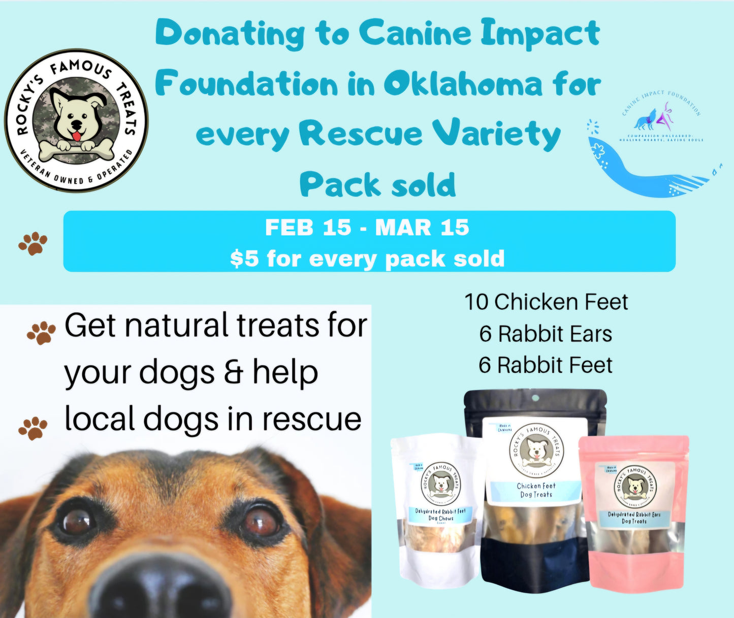 Rescue Variety Pack - Rocky's Famous Treats