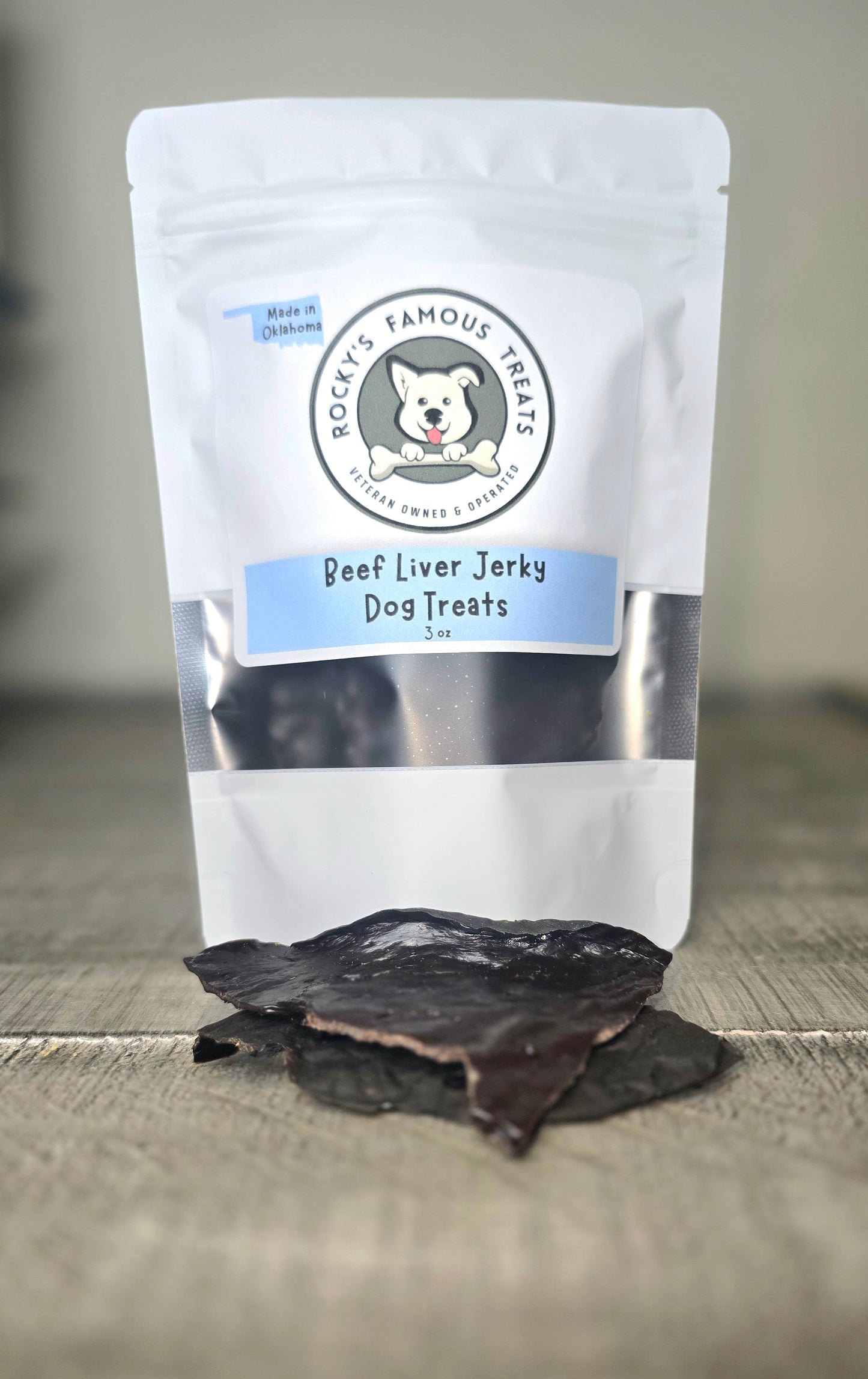 Beef Liver Jerky- Dog Treats – Single Ingredient - Rocky's Famous Treats