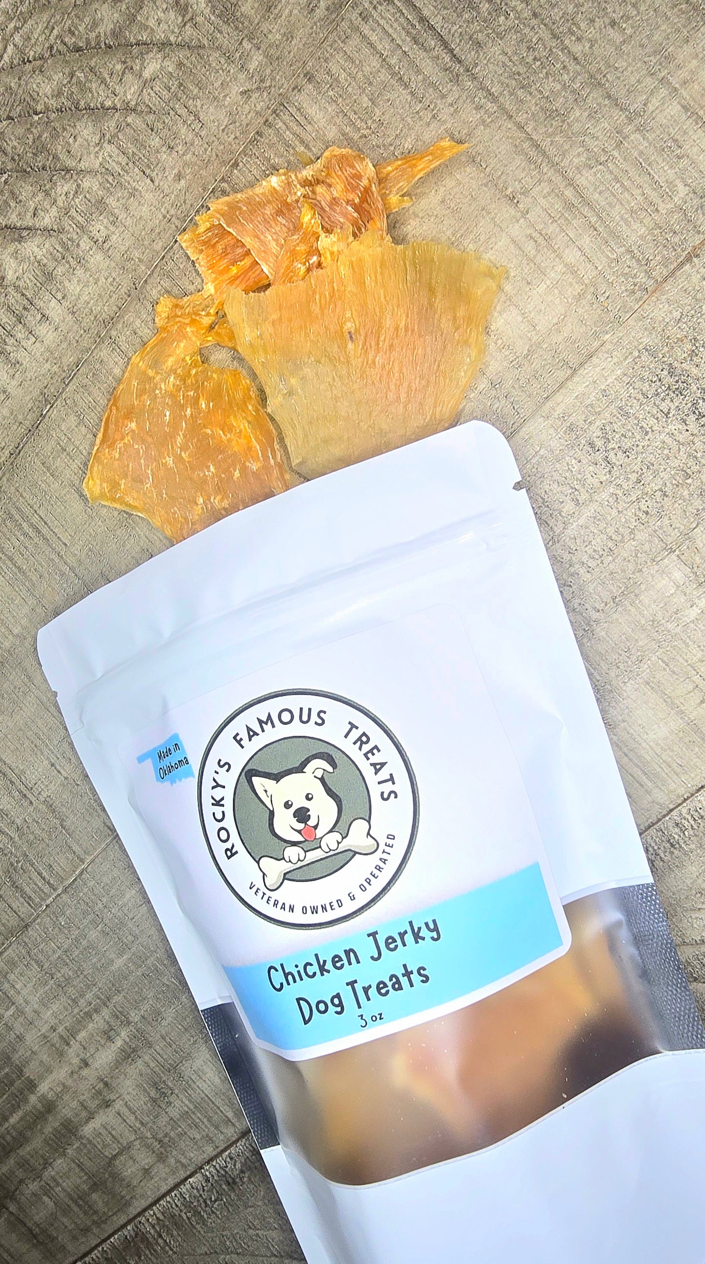 Chicken Jerky Dog Treats – Single Ingredient - Rocky's Famous Treats