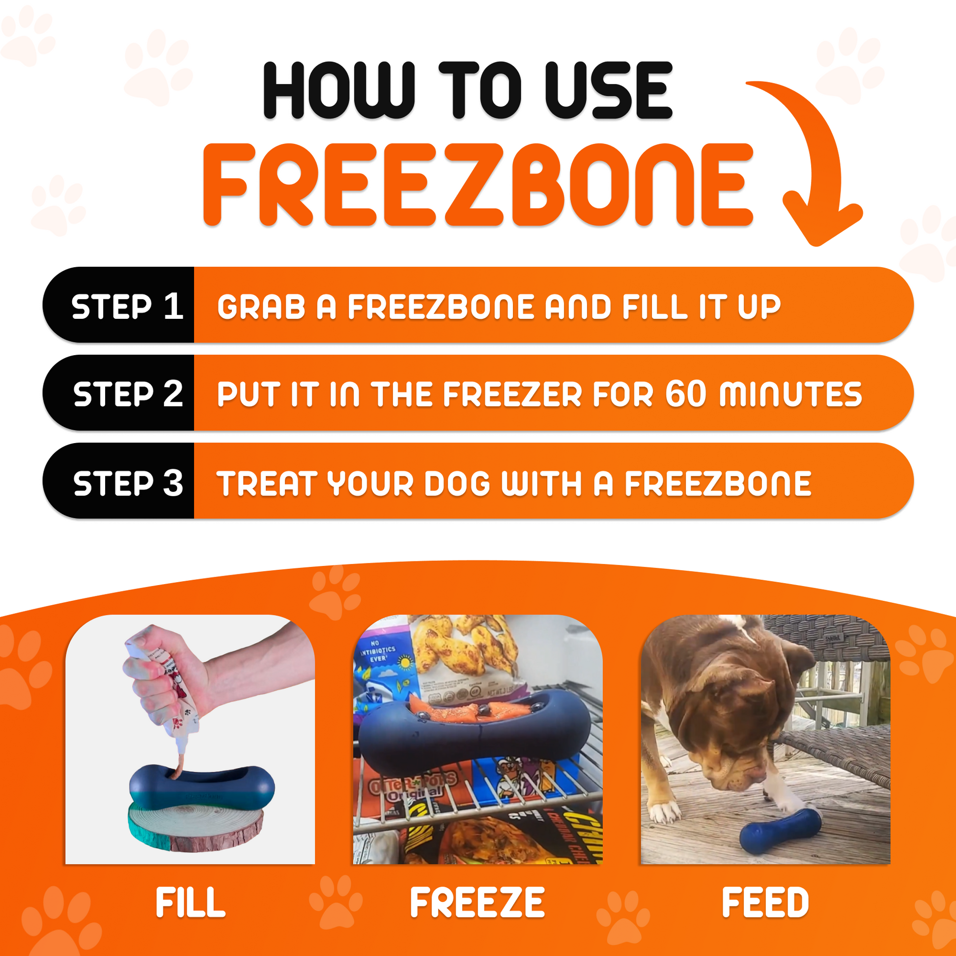 Freezstick - Indestructible Enrichment Chew - Rocky's Famous Treats