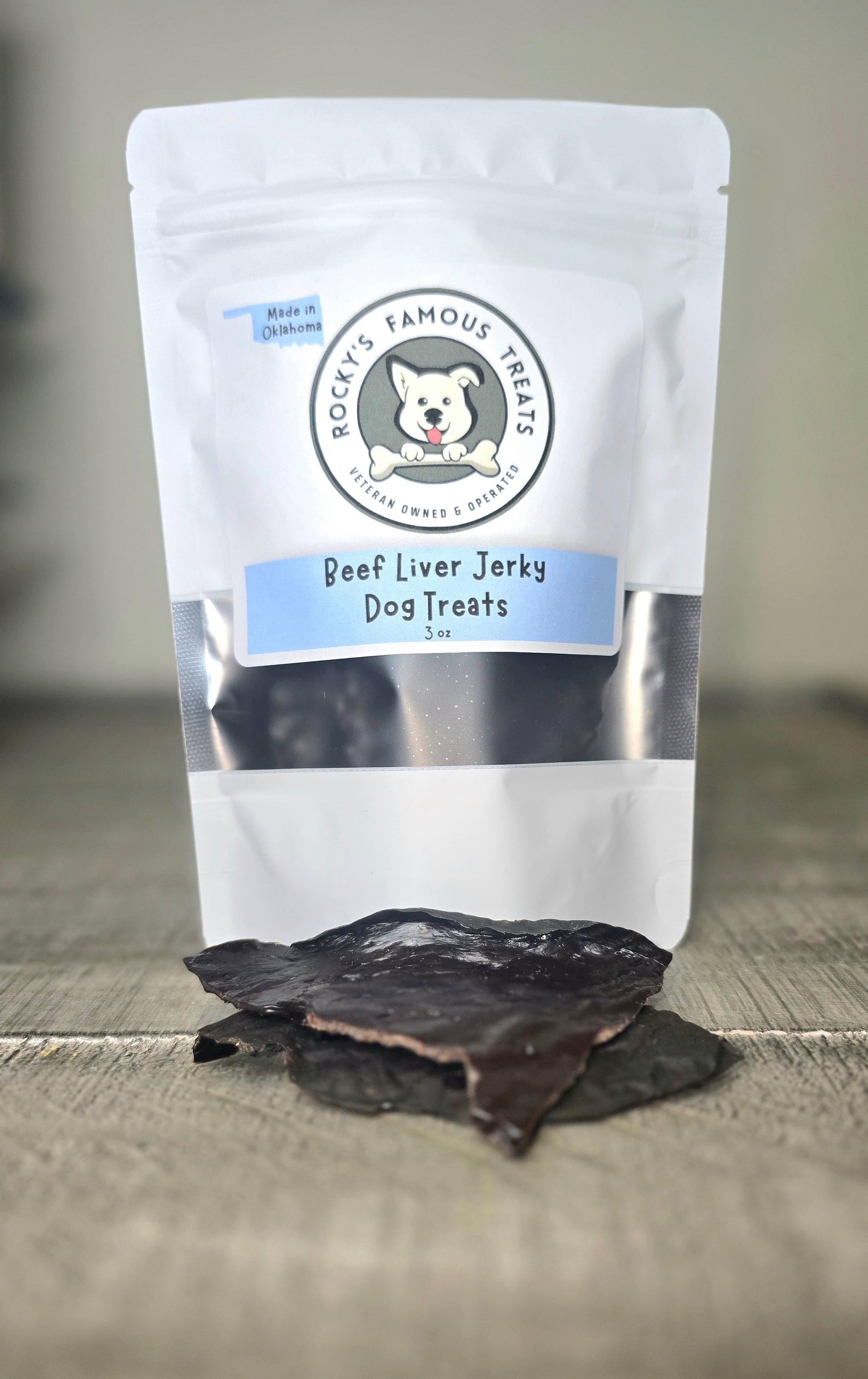 Beef Liver Jerky- Dog Treats – Single Ingredient - Rocky's Famous Treats
