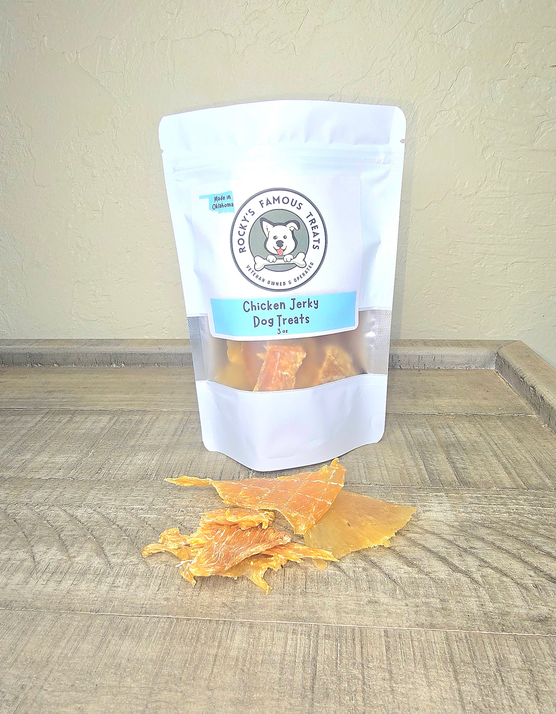 Chicken Jerky Dog Treats – Single Ingredient - Rocky's Famous Treats